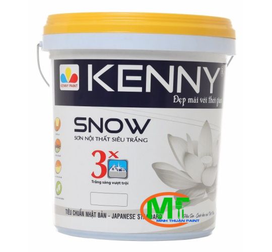 Sơn Nước Nội Thất Siêu Trắng KENNY SNOW
