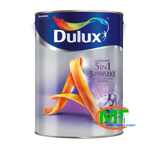 Sơn Nước Nội Thất Dulux Ambiance 5in1 Superflexx - Siêu Bóng