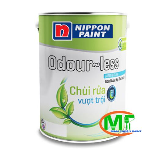 Sơn Nước Nội Thất Nippon Odour-Less Chùi Rửa Vượt Trội