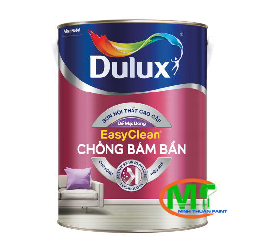 Sơn Nước Nội Thất Dulux EasyClean Chống Bám Bẩn - Bề Mặt Bóng