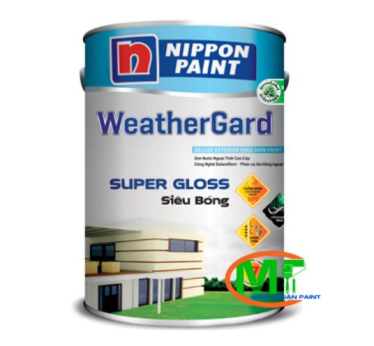 Sơn Nước Ngoại Thất Nippon WeatherGard Siêu Bóng